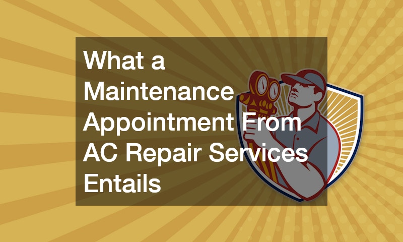 What a Maintenance Appointment From AC Repair Services Entails