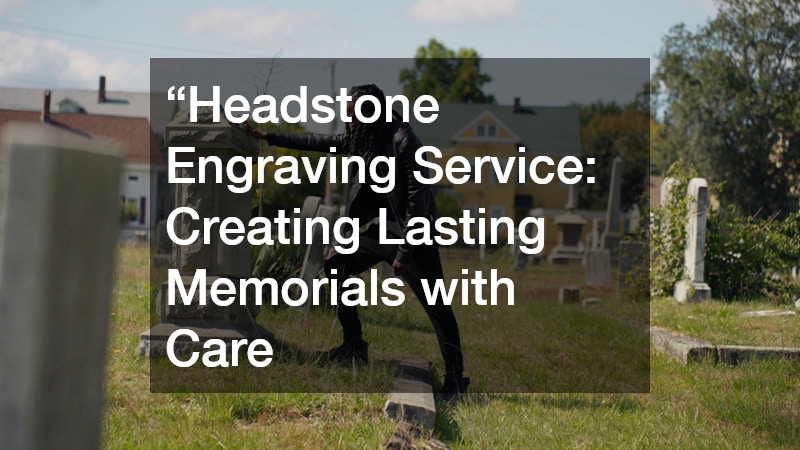 “Headstone Engraving Service  Creating Lasting Memorials with Care