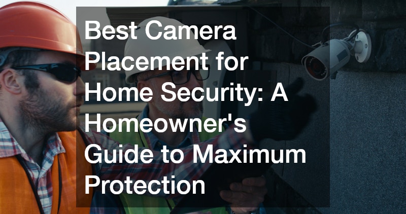 Best Camera Placement for Home Security: A Homeowner’s Guide to Maximum Protection